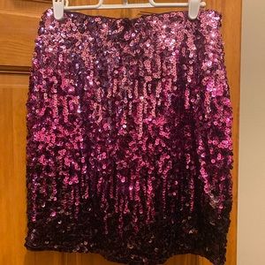 Sequin Mini Skirt
